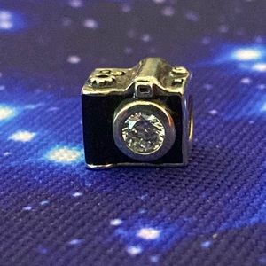 Pandora camera charm with CZ